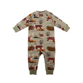 Pamuklu bebek tulumu (organik)